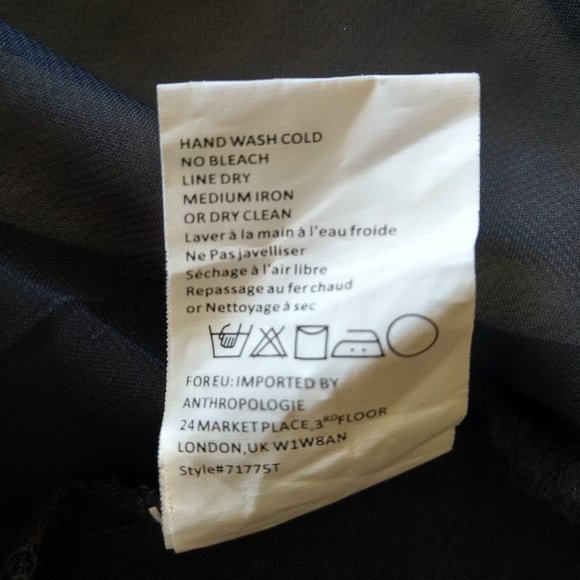 Anthro sleeveless Top with embroidered details - Picture 7 of 7